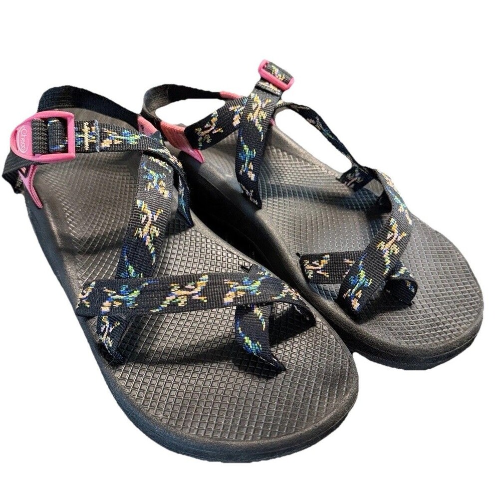 Chaco Z/1 Classic Size 12 M Multicolor Black Lizard Great Condition Sandals